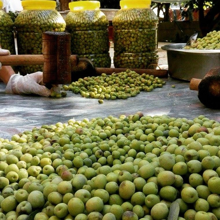 Hatay Cracked Green Olives 1