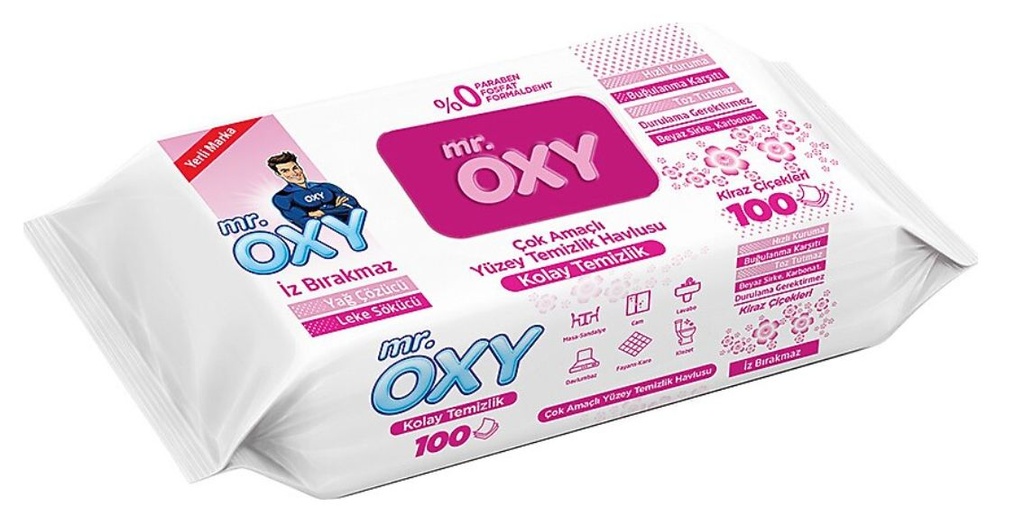 Mr. Oxy: Multi-Purpose Cleaning Wipes (Cherry Blossom)