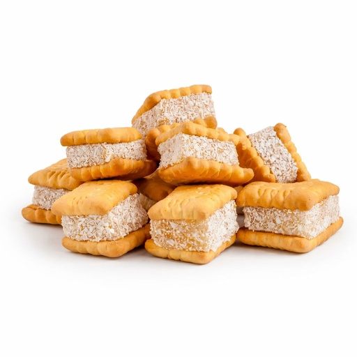 Mini Biscuit Sandwich with Turkish Delight