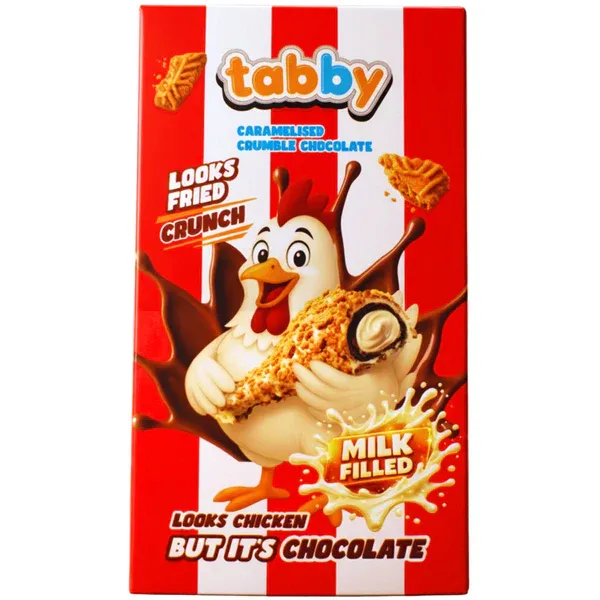 [01050] Tabby Chocolate Chicken Drumstick (TikTok)